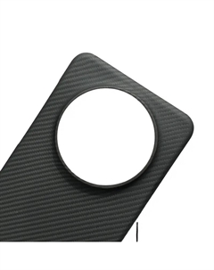 Чехол для телефона Povatine, Matte black volcano hole Kevlar carbon fiber