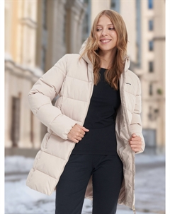 Пуховик женский, Бежевый Demix