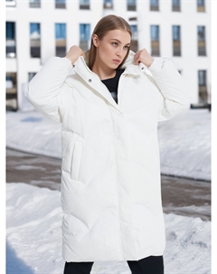 Пальто пуховое женское, Белый 361