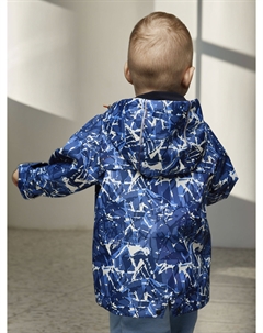 Парка для мальчика Бронсон камуфляж синий, Синий Batik