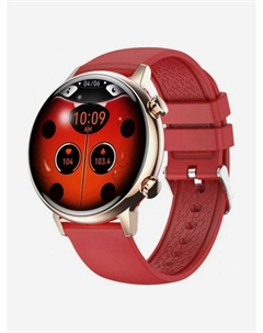 Умные часы CMSHK39GR с мониторингом сна, компасом, тонометром, Красный Checkme smart