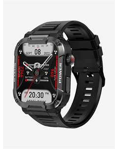 Смарт-часы BRSMK66BB с счетчиком калорий, секундомером, тонометром, Черный Bandrate smart