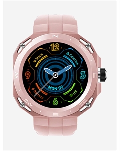 Смарт-часы BRSHW3PP с NFC, счетчиком калорий, пульсометром, Розовый Bandrate smart