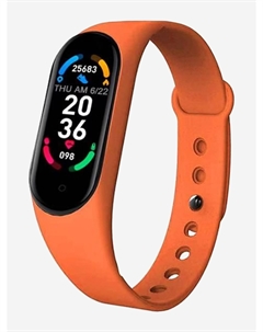 Смарт-часы BRSM66BO с фитнес-трекером, будильником, мониторингом сна, Оранжевый Bandrate smart