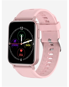 Смарт-часы BRSTT10PP с шагомером, счетчиком карий, будильником, Розовый Bandrate smart