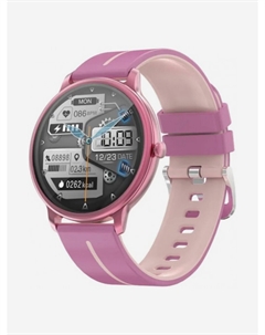 Умные часы CMSKM60FBG с шагомером, будильником, фитнес-трекером, Розовый Checkme smart
