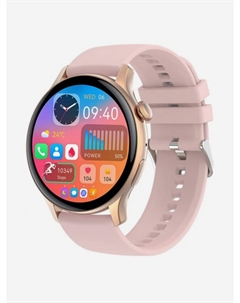 Умные часы CMSHK85GP с счетчиком калорий, шагомером, мониторингом сердечного ритма, Розовый Checkme smart