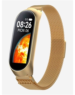 Смарт-часы BRSM77BGWB с мониторингом сна, счетчиком калорий, ЧСС, Золотой Bandrate smart