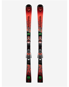 Горные лыжи детские Hero SL Pro 128-149 R21 + крепления NX7, Красный Rossignol