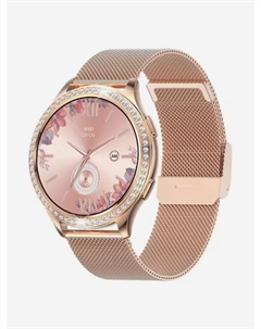 Смарт-часы CMSAK53GG2 с секундомером, измерением артериального давления и кислорода в крови, мониторингом сна, Золотой Checkme smart