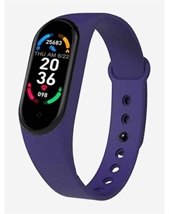 Смарт-часы BRSM66BBL с будильником, фитнес-трекером, трекером сердечного ритма, Синий Bandrate smart