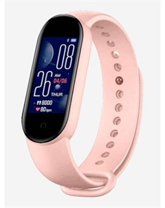 Смарт-часы BRSM555BP с мониторингом сна, будильником, календарем, Розовый Bandrate smart