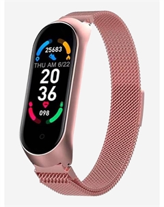 Смарт-часы BRSM66BRGWB с датчиком кислорода в крови, фитнес-трекером, трекером сна, Розовый Bandrate smart