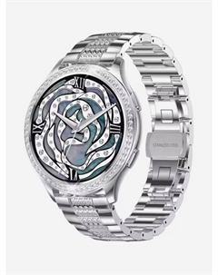 Смарт-часы CMSAK53SS1 с секундомером, измерением артериального давления и кислорода в крови, мониторингом сна, Серебряный Checkme smart