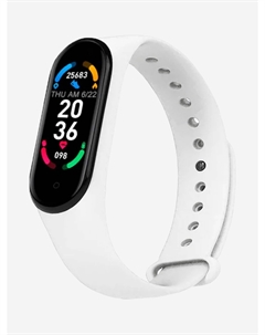 Смарт-часы BRSM66BW с будильником, пультом ДУ, трекером сна, Белый Bandrate smart