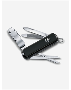 Нож складной Classic Nail Clip 580, 65 мм, 8 функций, Черный Victorinox