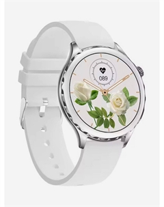 Смарт-часы CMSAK43SW с хронографом, шагомером, измерением кислорода в крови, фитнес-трекером, Белый Checkme smart