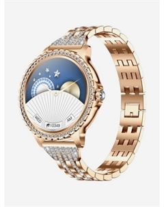 Умные часы CMSI58GG с шагомером, фитнес-трекером, уровенем кислорода в крови, Золотой Checkme smart