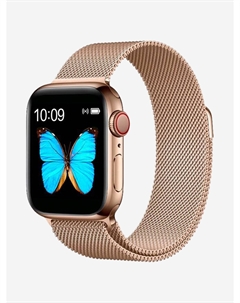 Смарт-часы BRST500500GGWB с мониторингом сна, шагомером, тонометром, Золотой Bandrate smart