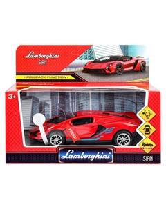 Машина металлическая с функциями "свет" или "звук" - 2301C0045-R No name