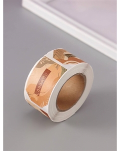 Наклейка бумага крафт Арт узор