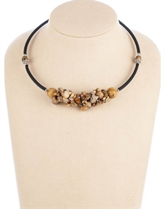 Колье Бусики-колечки