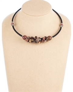 Колье Бусики-колечки