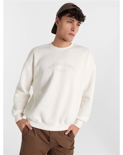 Свитшот мужской кремовый с надписью Mark formelle