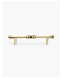 Ручка-скоба лабиринт, цинк, м/о 96 мм, цвет золото Cappio