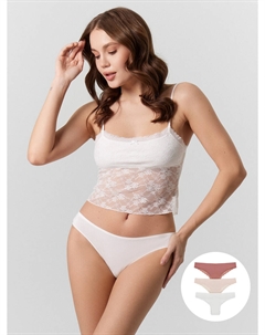 Трусы бразилиана женские в наборе, 3 шт Mark formelle