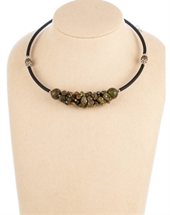 Колье Бусики-колечки