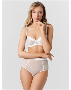 Трусы макси женские белые из сеточки Mark formelle