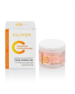 Гидрогель для лица с витамином С и Алоэ Вера 100 Cliven