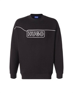 Хлопковый свитшот Hugo blue