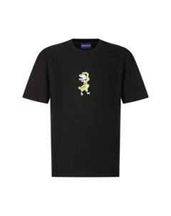 Хлопковая футболка Hugo blue