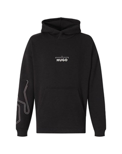 Хлопковое худи Hugo