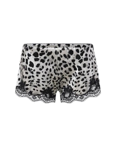 Шорты из шелка и хлопка Dolce&gabbana