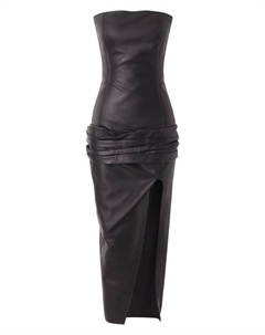 Кожаное платье The attico