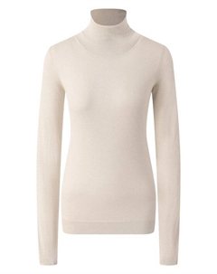 Водолазка из кашемира и шелка Brunello cucinelli