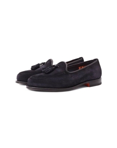 Замшевые лоферы Andrea Santoni