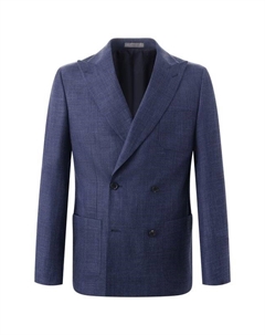 Пиджак из шерсти и шелка Corneliani