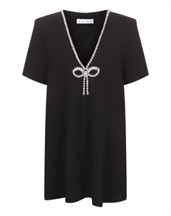 Платье с отделкой стразами Area