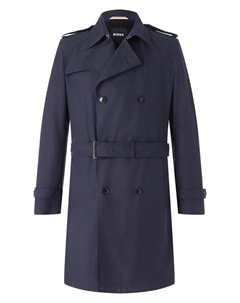 Тренч из лиоцелла и хлопка Boss