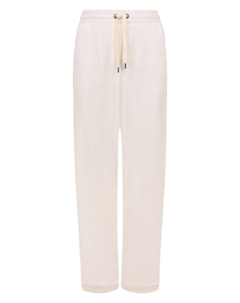 Брюки из хлопка и шелка Brunello cucinelli