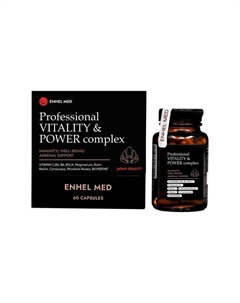 Профессиональный витаминный комплекс Vitality & Power (60шт.) Enhel beauty