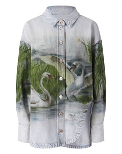 Джинсовая рубашка The attico