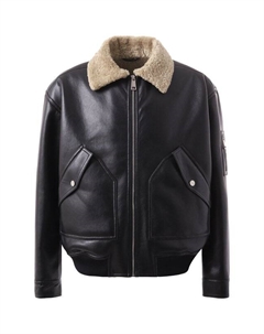 Бомбер из экокожи Nanushka