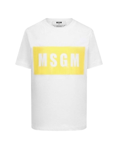 Хлопковая футболка Msgm