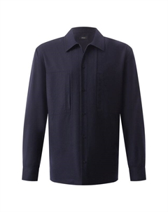 Рубашка из шерсти и шелка Zilli