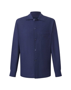 Рубашка из шерсти и шелка Stefano ricci